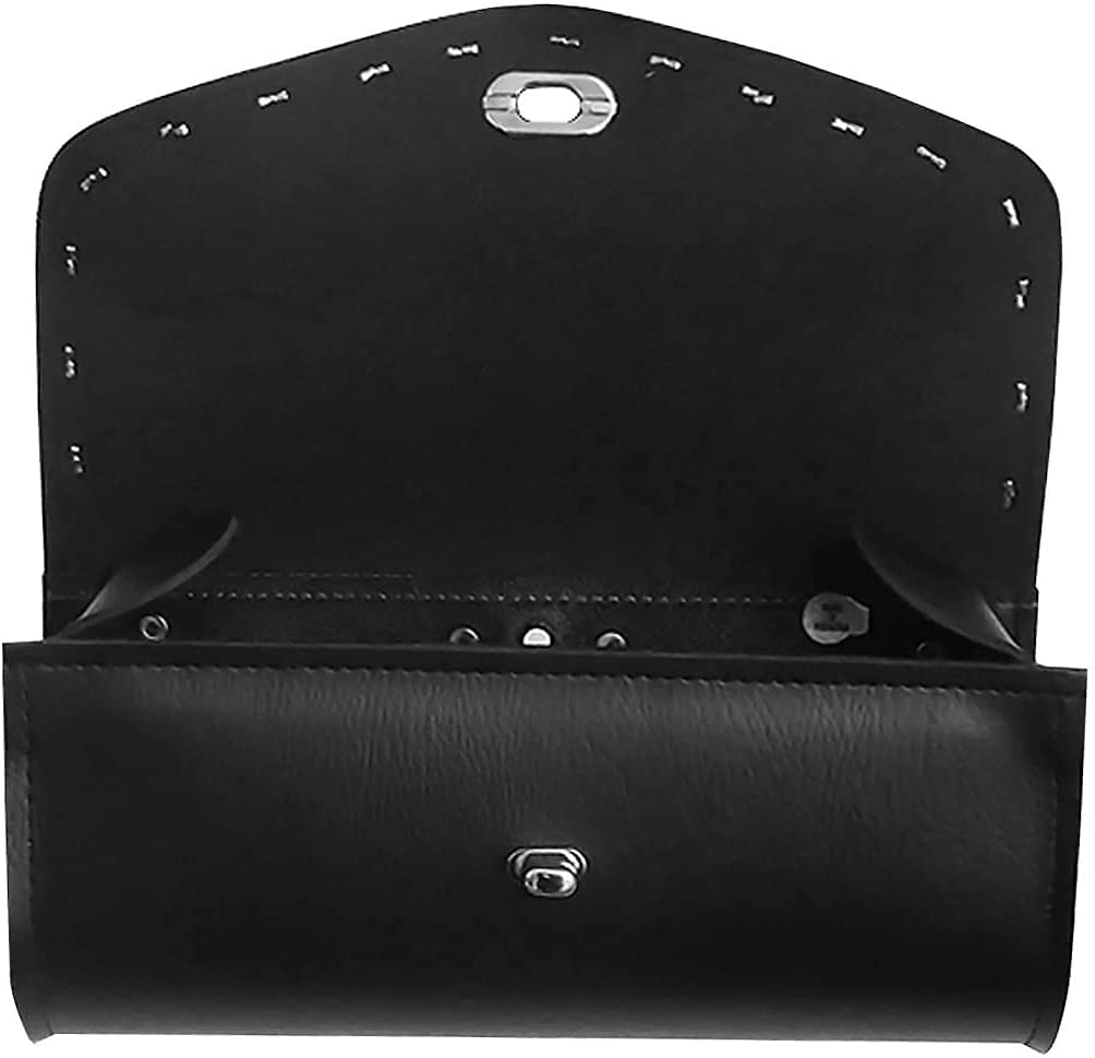 Chrome Studded Black Bag