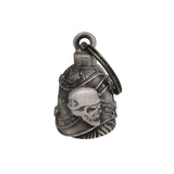 Motorcycle Metal Guardian Ride Bell – Heavy Duty Biker Bell (Antique Silver Finish) Description