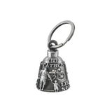 Motorcycle Metal Guardian Ride Bell – Heavy Duty Biker Bell (Antique Silver Finish) Description