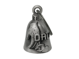 Motorcycle Metal Guardian Ride Bell – Heavy Duty Biker Bell (Antique Silver Finish) Description