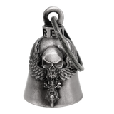 Motorcycle Metal Guardian Ride Bell – Heavy Duty Biker Bell (Antique Silver Finish) Description