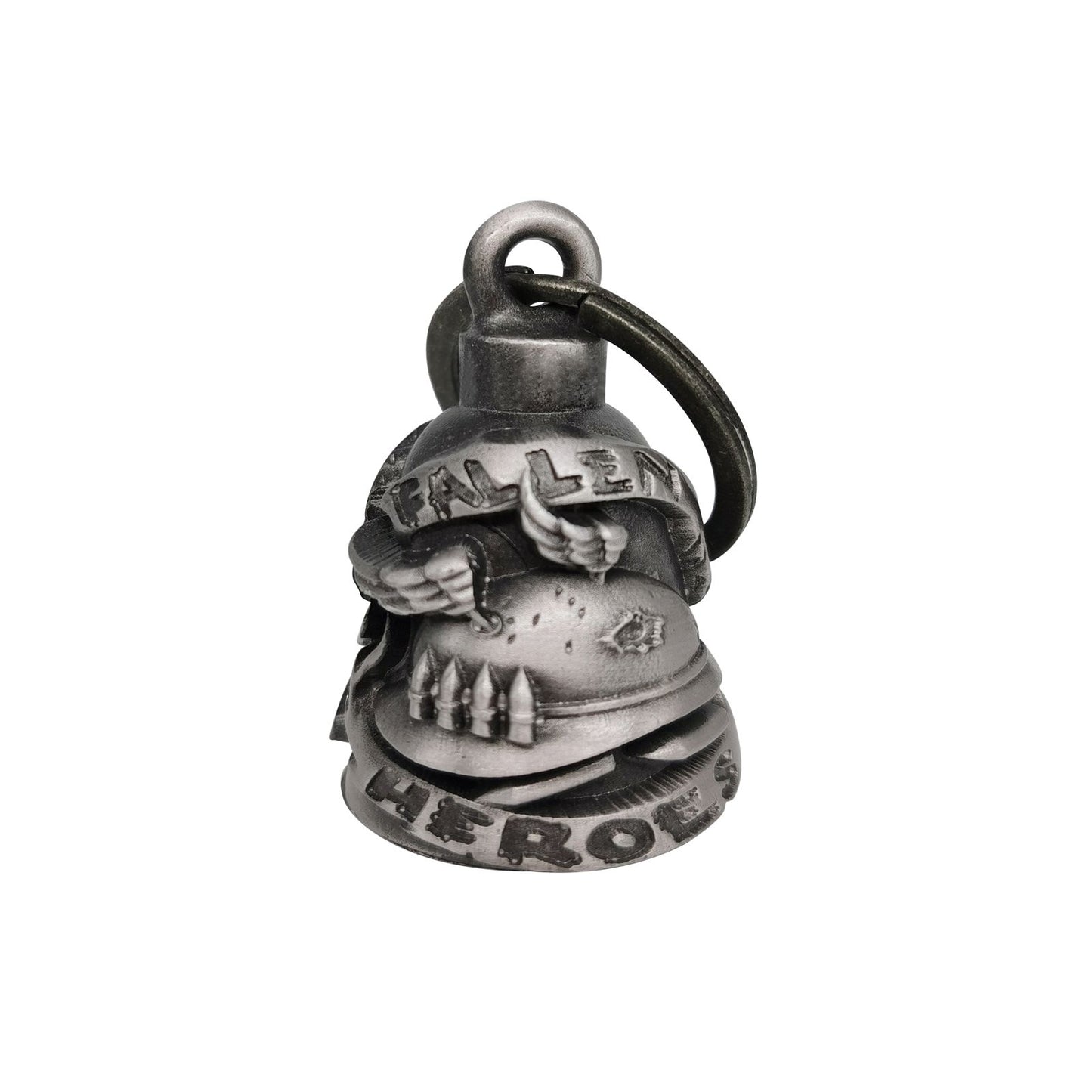 Motorcycle Metal Guardian Ride Bell – Heavy Duty Biker Bell (Antique Silver Finish) Description