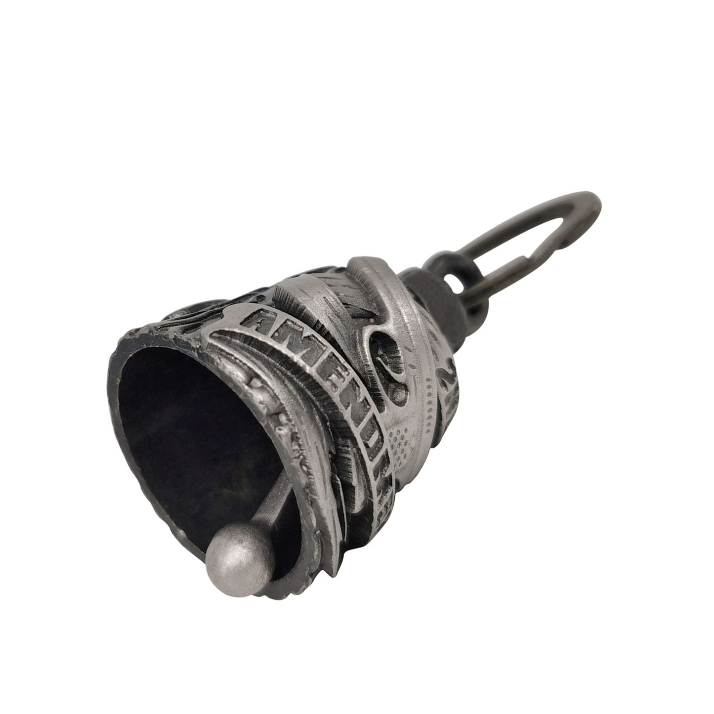 Motorcycle Metal Guardian Ride Bell – Heavy Duty Biker Bell (Antique Silver Finish) Description