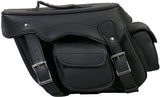 Black Leather Quick Detach Saddle Bag