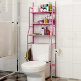 3 Shelf Bathroom Space Saver, Over The Toilet Rack, Bathroom Corner Stand Storage Organizer Accessories, Bathroom Tower Shelf- Black